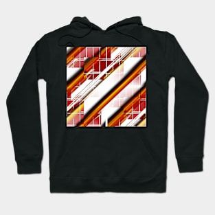 Red with stripes Hoodie